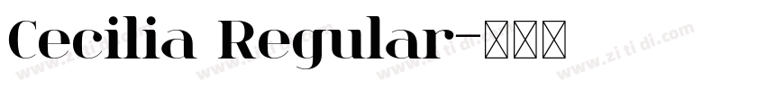Cecilia Regular字体转换